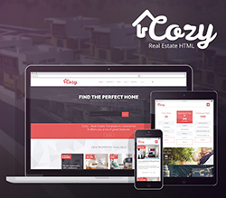 Cozy Responsive Real Estate HTML Template