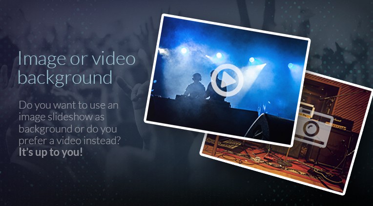 Image and video background
