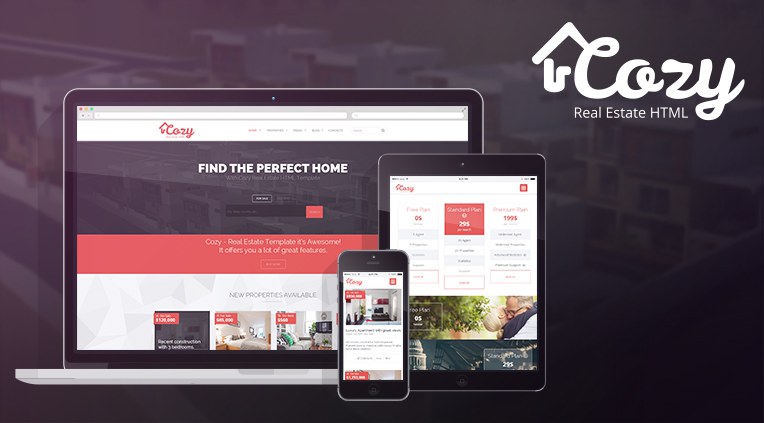 Cozy - Real Estate html5 template