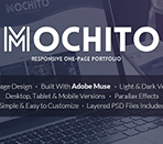 Mochito OnePage Portfolio Muse Template Thumbnail